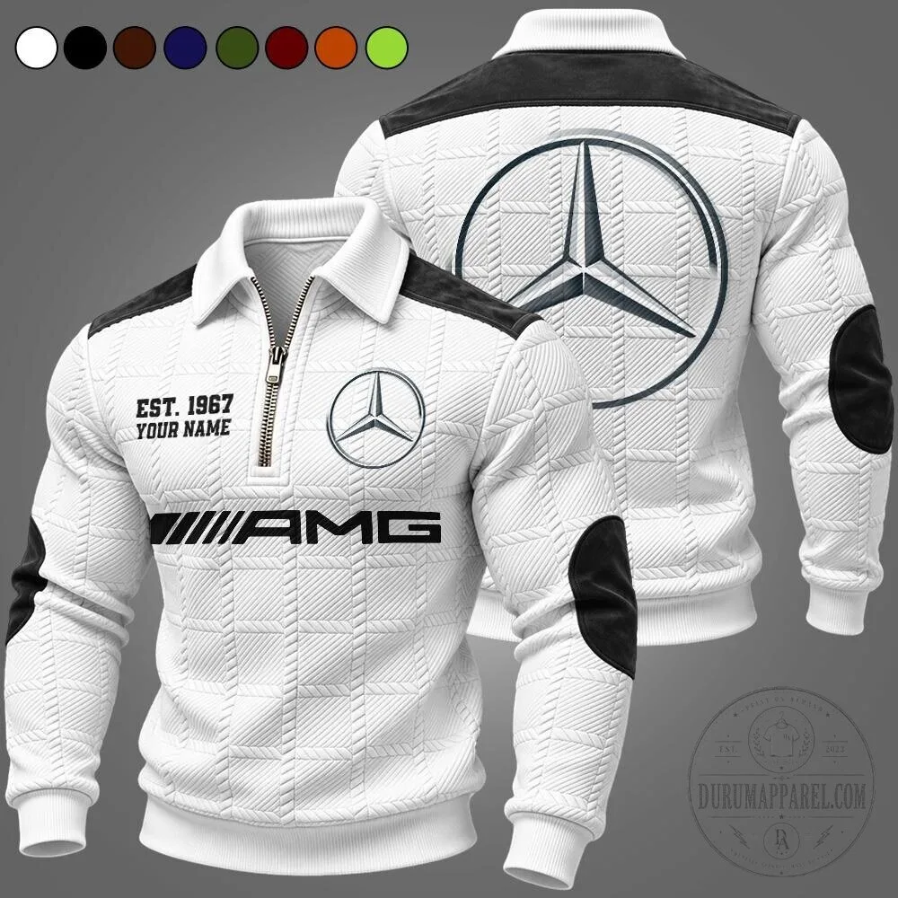 Mercedes-Benz AMG Quarter-Zip Pullover Sweatshirt 2 Mercedes-Benz AMG Quarter-Zip Pullover Sweatshirt