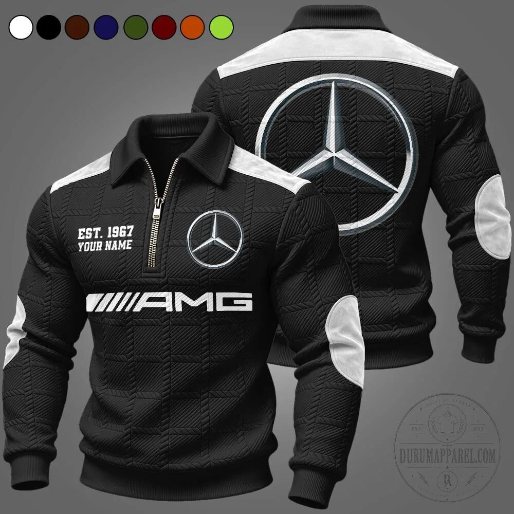 Mercedes-Benz AMG Quarter-Zip Pullover Sweatshirt 13 Mercedes-Benz AMG Quarter-Zip Pullover Sweatshirt