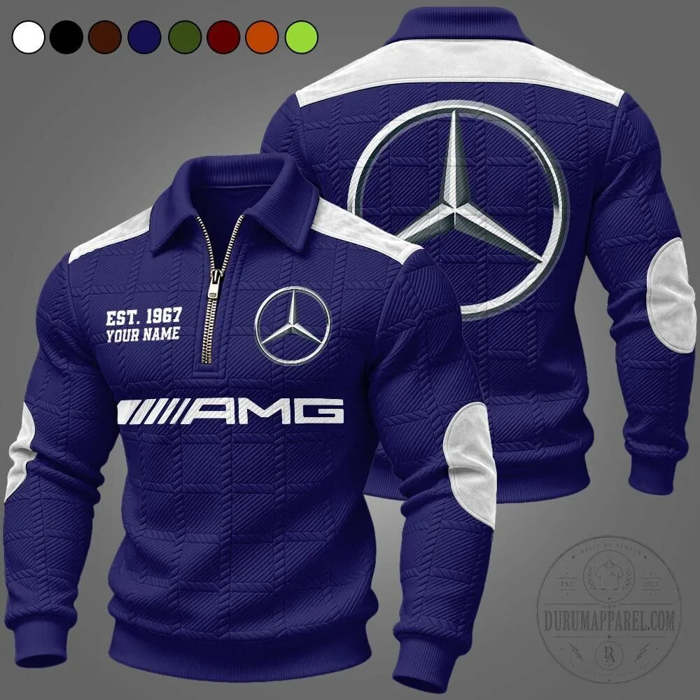 Mercedes-Benz AMG Quarter-Zip Pullover Sweatshirt 15 Mercedes-Benz AMG Quarter-Zip Pullover Sweatshirt