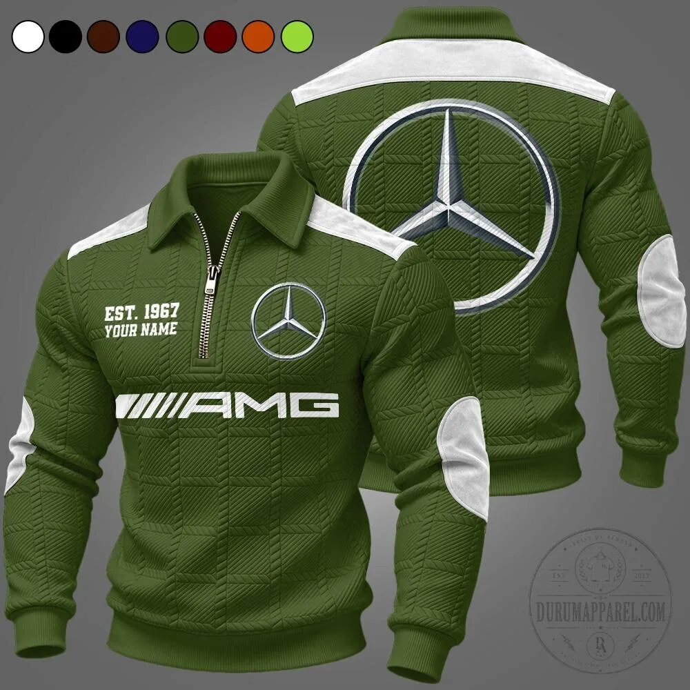 Mercedes-Benz AMG Quarter-Zip Pullover Sweatshirt 16 Mercedes-Benz AMG Quarter-Zip Pullover Sweatshirt