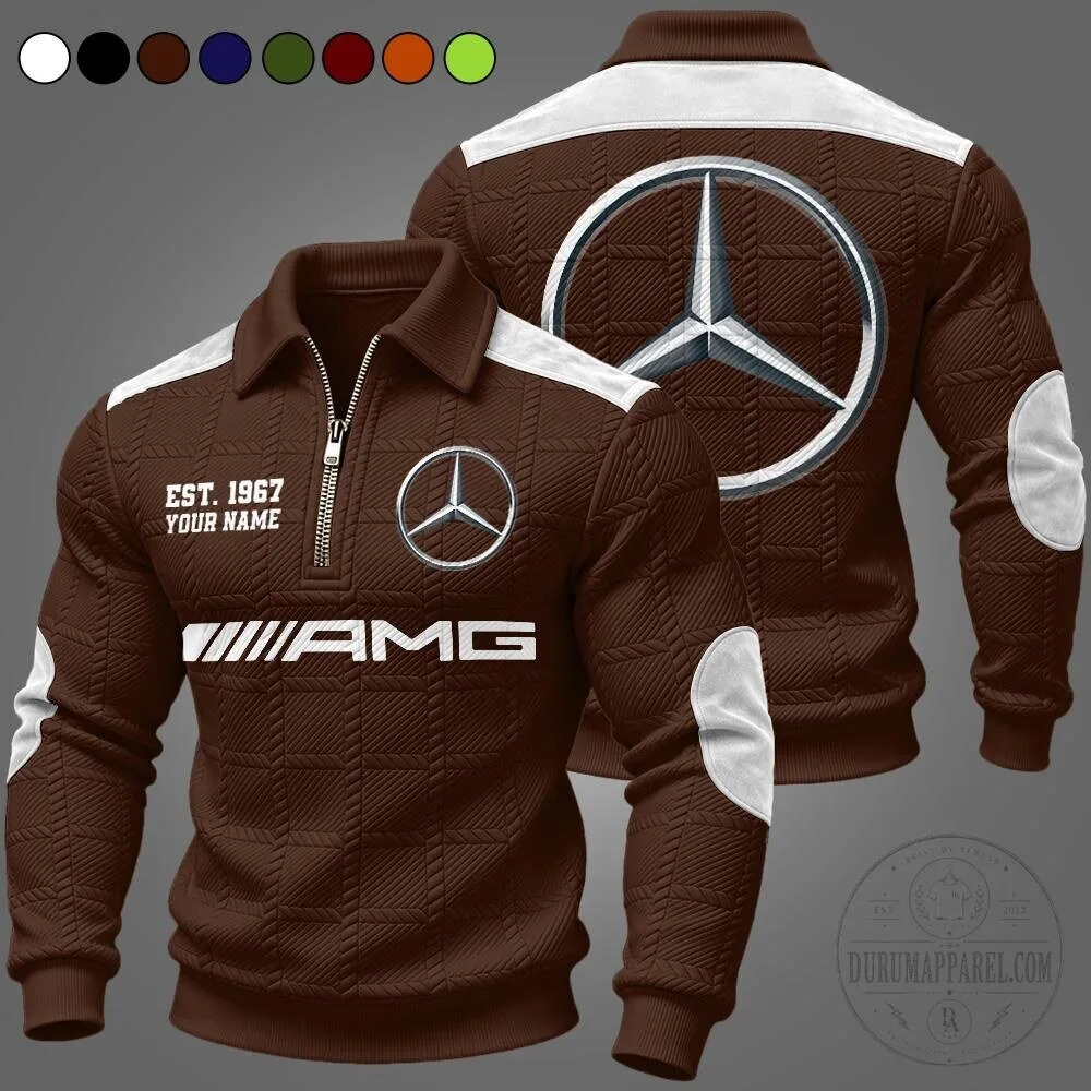 Mercedes-Benz AMG Quarter-Zip Pullover Sweatshirt 17 Mercedes-Benz AMG Quarter-Zip Pullover Sweatshirt