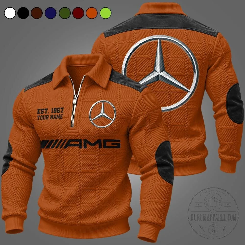 Mercedes-Benz AMG Quarter-Zip Pullover Sweatshirt 18 Mercedes-Benz AMG Quarter-Zip Pullover Sweatshirt