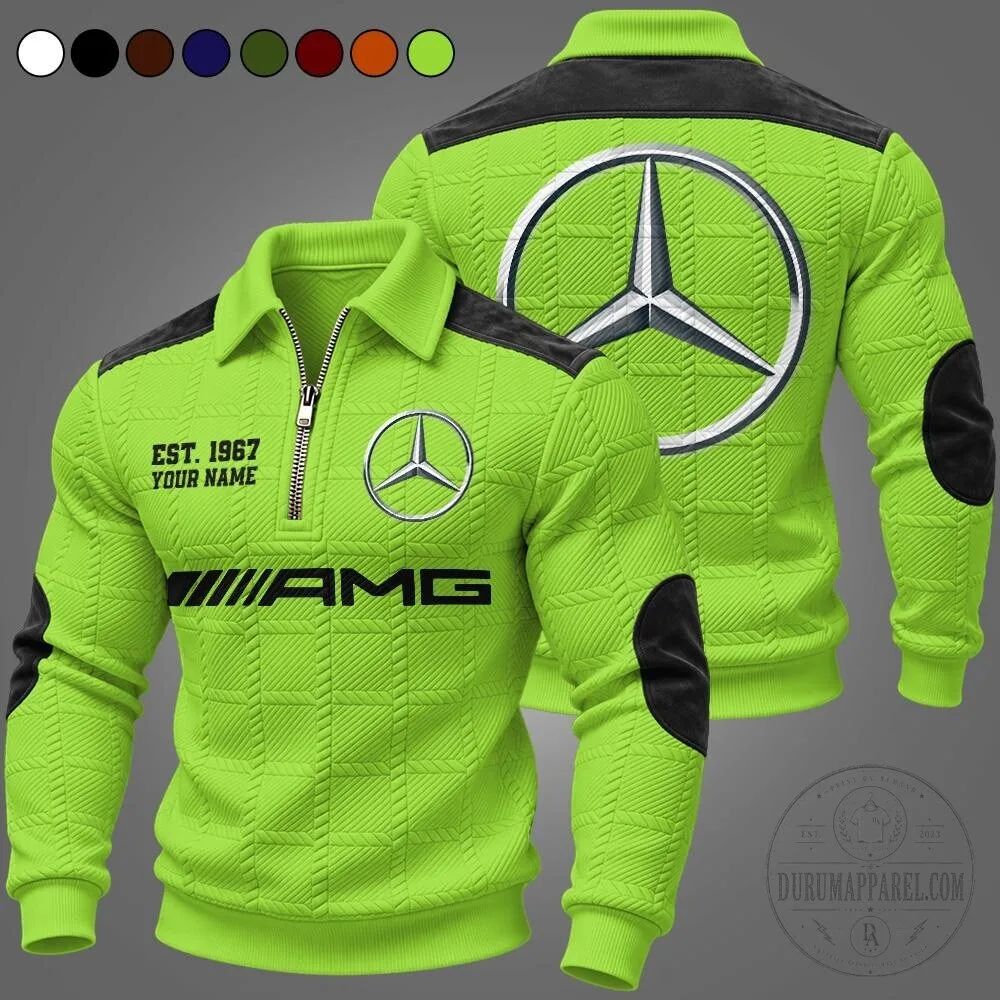 Mercedes-Benz AMG Quarter-Zip Pullover Sweatshirt 19 Mercedes-Benz AMG Quarter-Zip Pullover Sweatshirt