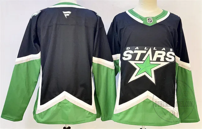 Dallas Stars Black Green White Alternate Stitched Hockey Jersey 1 Dallas Stars Black Green White Alternate Stitched Hockey Jersey