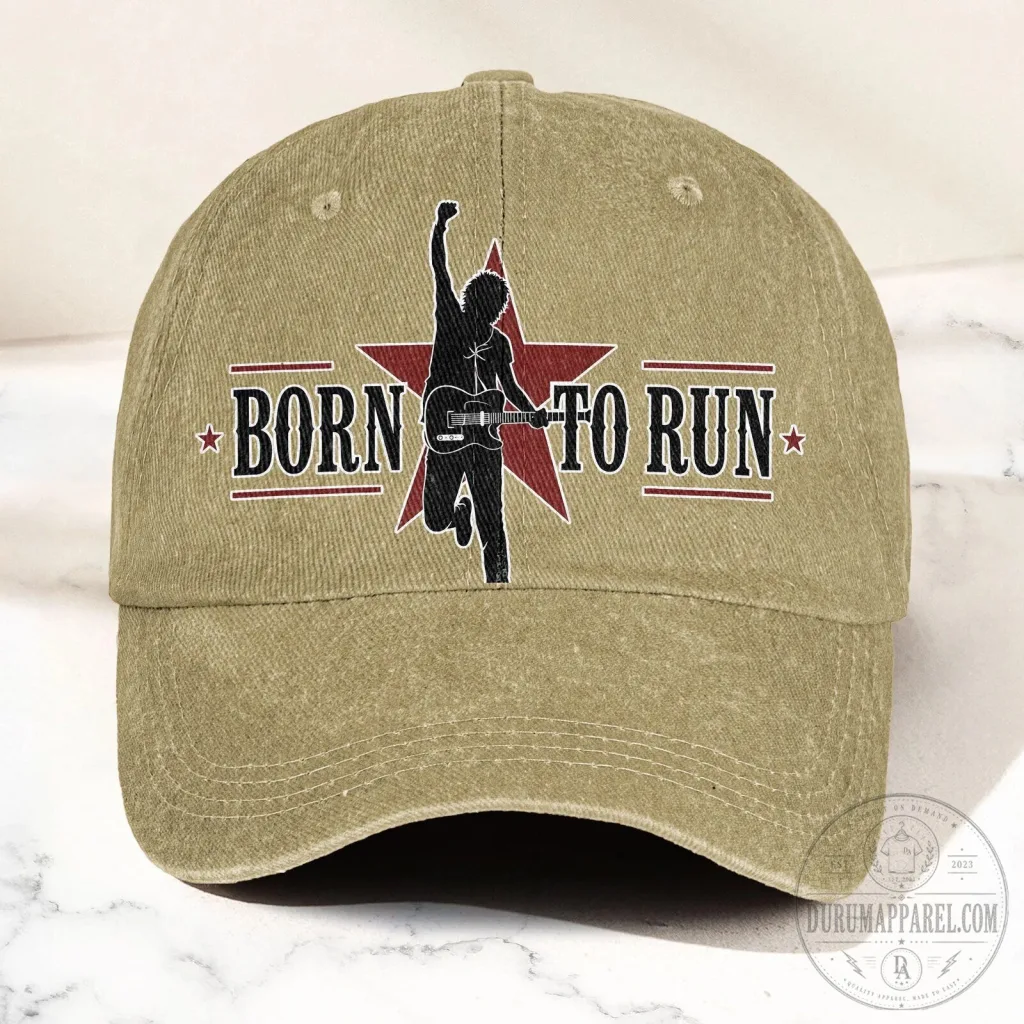 Bruce Springsteen Born To Run Music Fan Gift Baseball Cap Hat Bruce Springsteen Born To Run Music Fan Gift Baseball Cap Hat