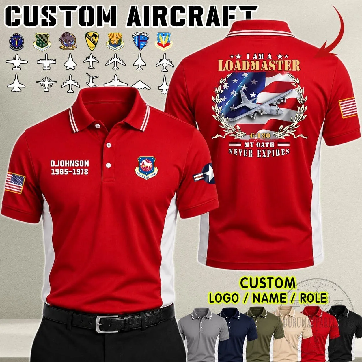 United States Air Force Aviator F-22 Fighter Jet Pilot Polo Shirt 15 United States Air Force Aviator F-22 Fighter Jet Pilot Polo Shirt