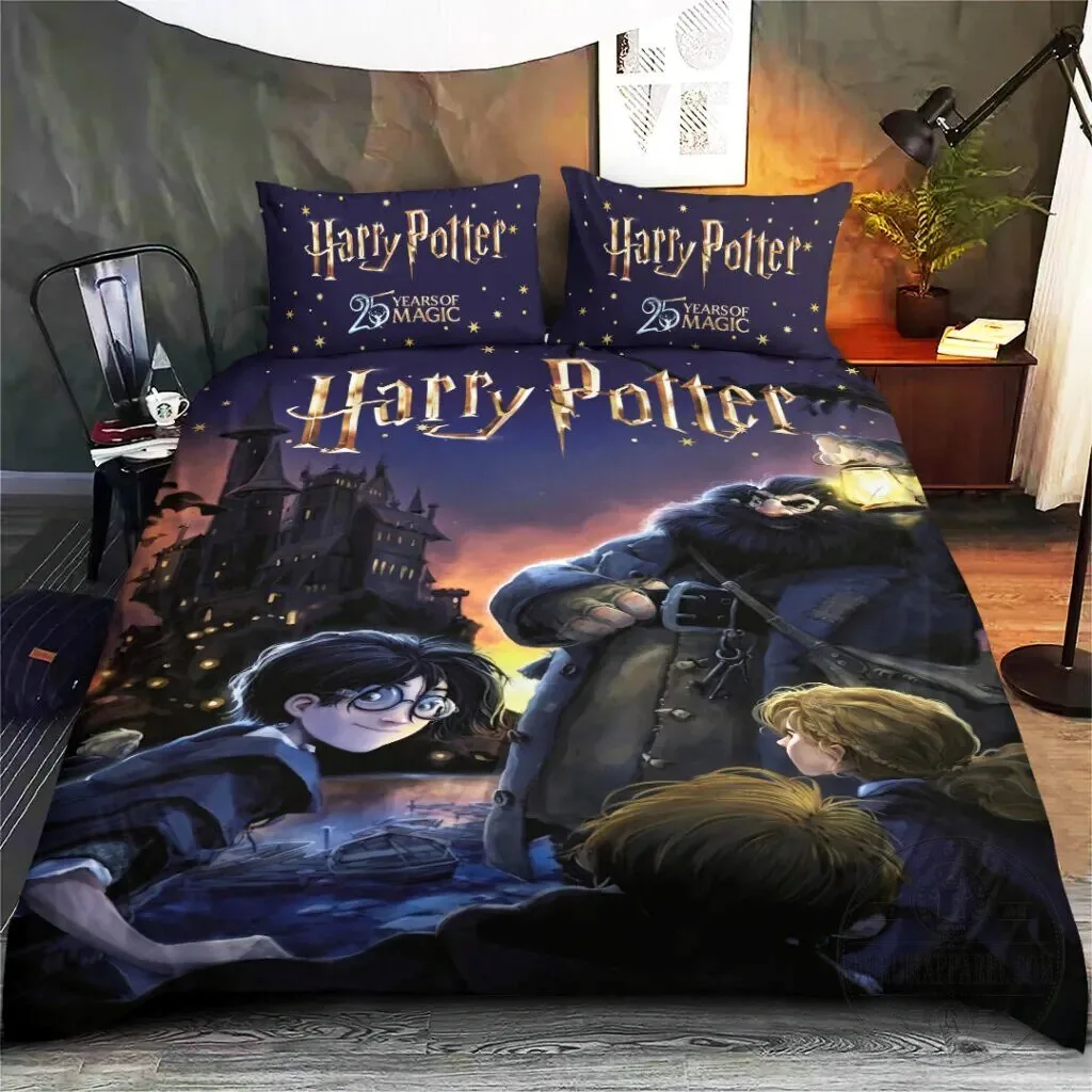 Harry Potter 25 Years of Magic Hogwarts Castle Bedding Set