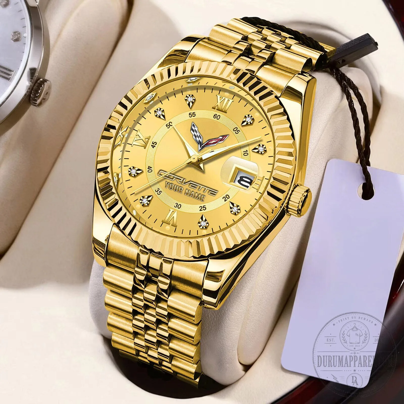 Corvette Personalized Name Elegant Design Watch 21 Corvette Personalized Name Elegant Design Watch