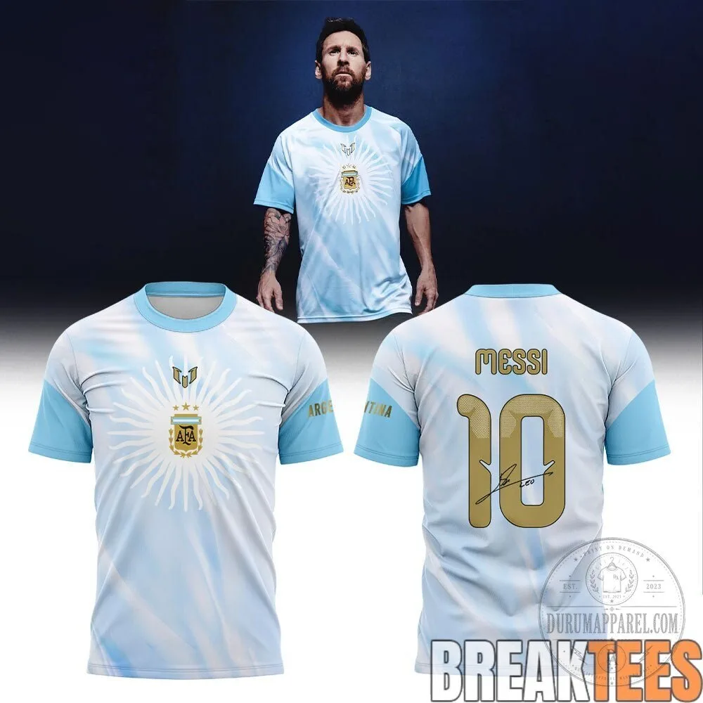 Lionel Messi Farewell Match Argentina National Team Last Dance Soccer Jersey