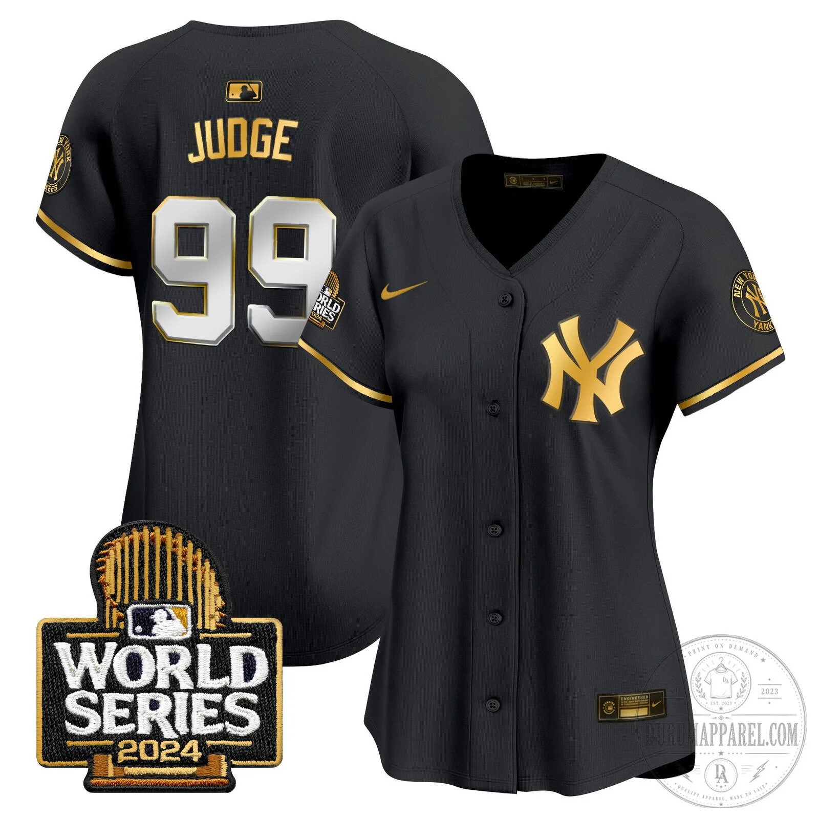 Aaron Judge Baseball Jersey for the 2024 World Series - New York Yankees