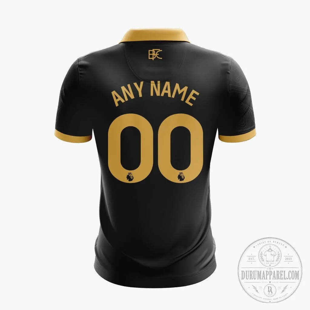 Burnley Football Club Black and Gold Special Edition Polo Shirt 7 Burnley Football Club Black and Gold Special Edition Polo Shirt
