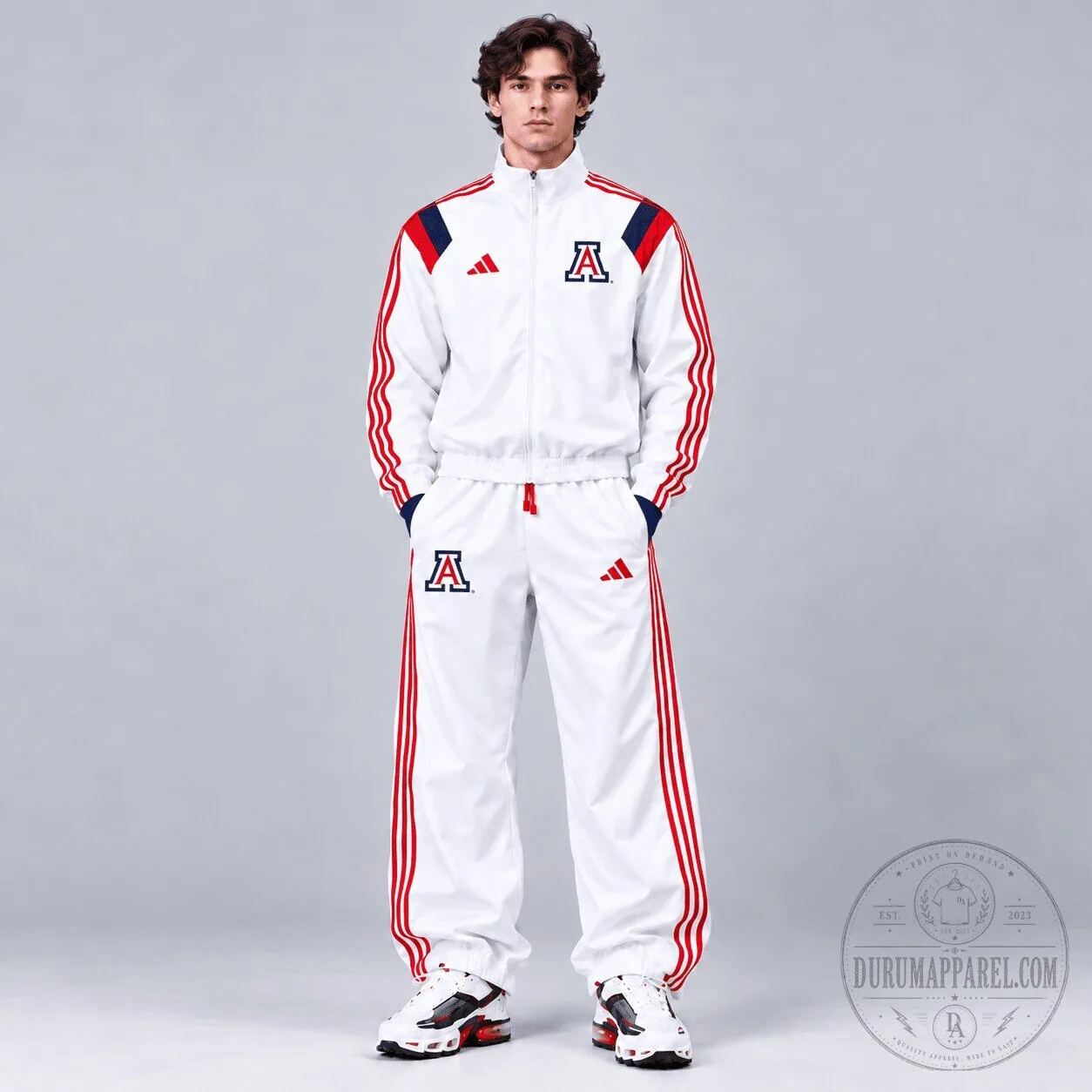 Arizona Wildcats NCAA Heritage Varsity Jacket and Jogger Set 1 Arizona Wildcats NCAA Heritage Varsity Jacket and Jogger Set
