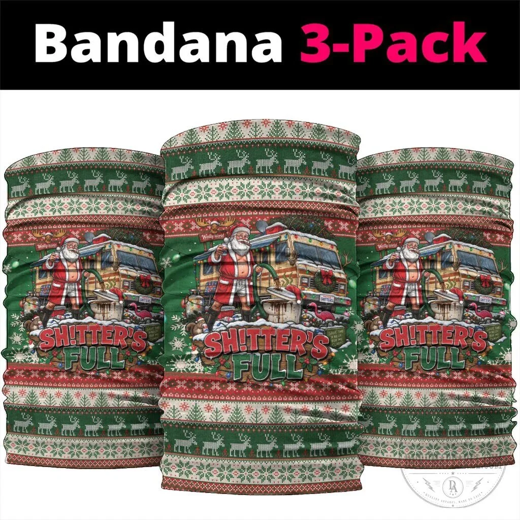 Christmas Vacation Shitter's Full Funny Neck Gaiter