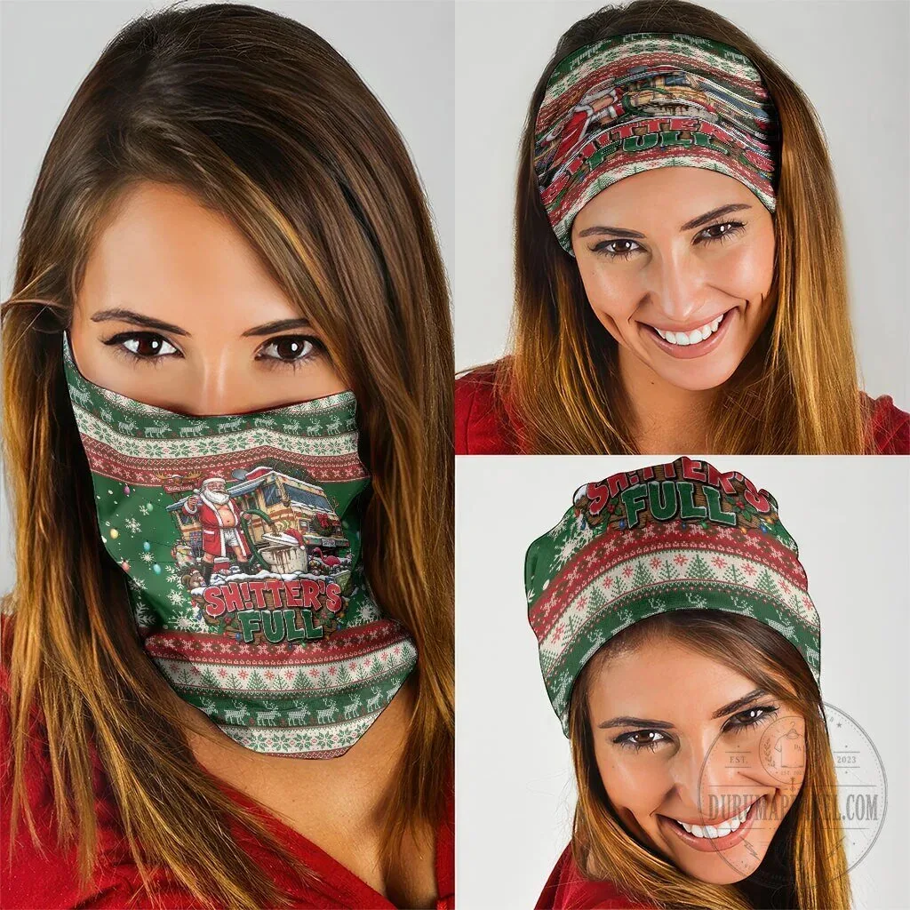 Christmas Vacation Shitter's Full Funny Neck Gaiter 7 Christmas Vacation Shitter